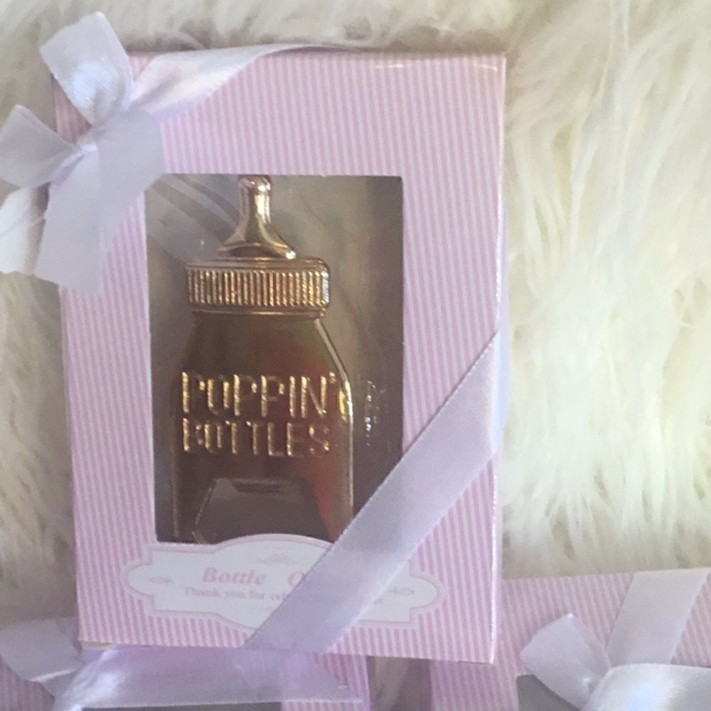 NEW STOCK bottle opener to celebrate the birth of baby girl 12 count lot